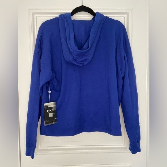 NWT DKNY New York Knicks Basketball Blue & Orange Hoodie Pullover w/Logo Small - Picture 6 of 10